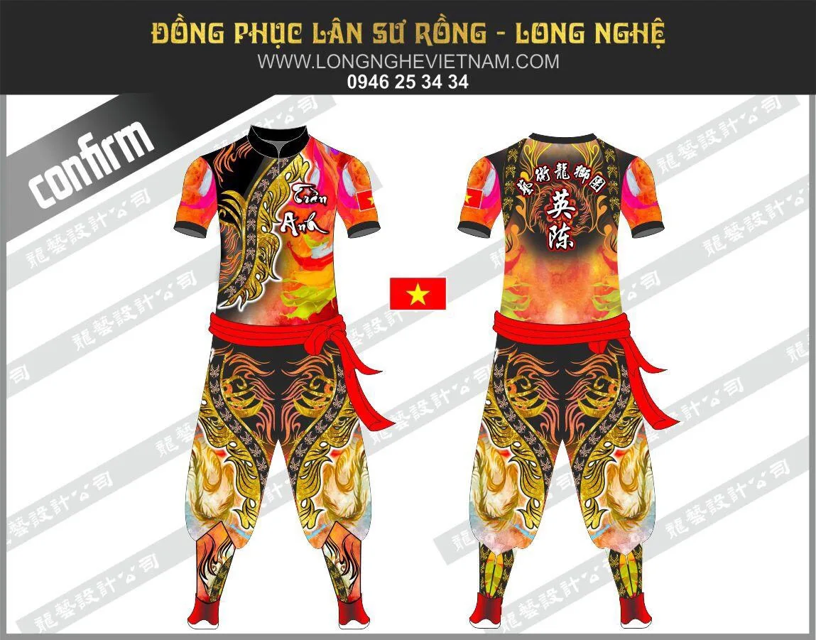 Trang phục múa lân đẹp